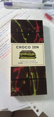 Pistachio Kunafa Dark Chocolate Bar