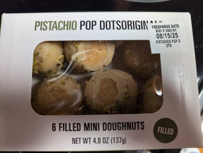 Pistachios Filled Mini Donuts