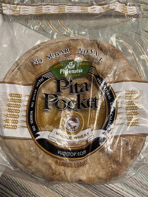 Pita Pocket Whole Wheat Large