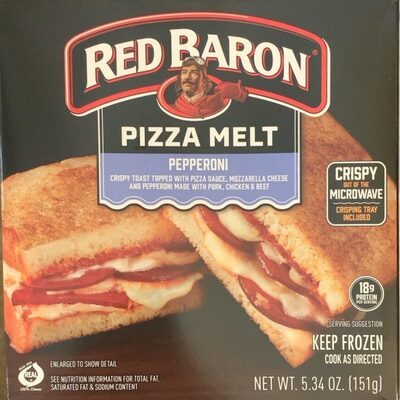 Pizza melt pepperoni