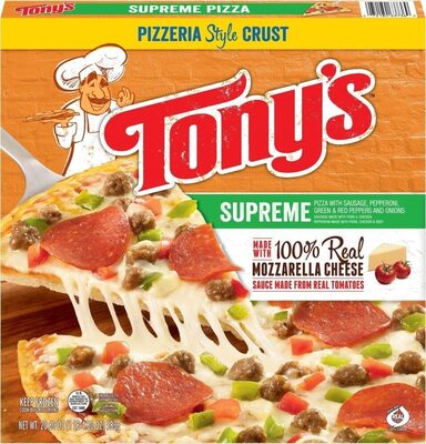 Pizza, Supreme, Mozzarella Cheese