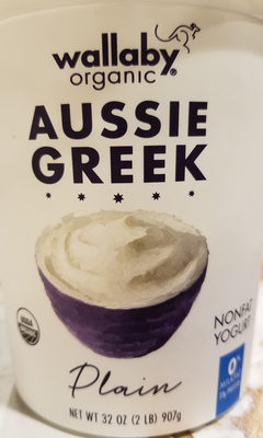 Plain aussie greek nonfat yogurt