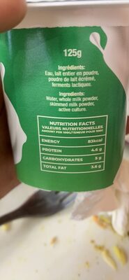 Plain Unsweetened Yogurt