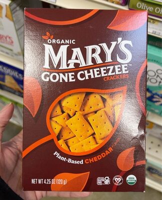 Plant-Based Cheddar Flavor Crackers