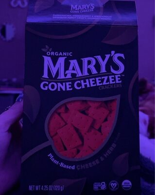 Plant-Based Cheese & Herb Flavor Crackers