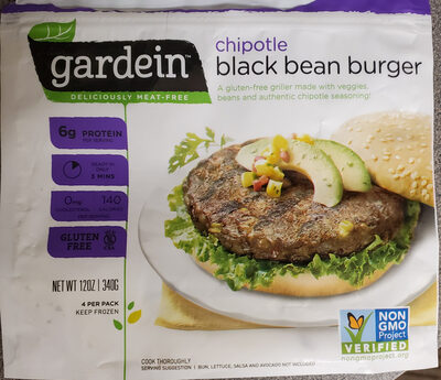 Plant-Based Chipotle Black Bean Burger