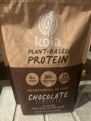 Plant-Based Protein Chocolate Flavored