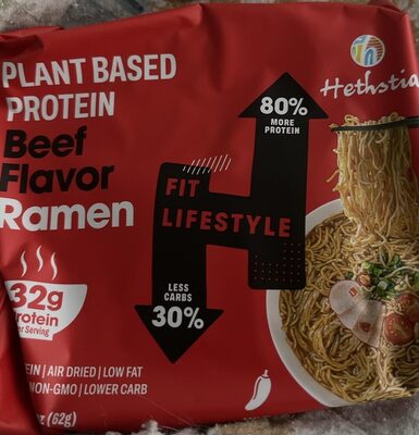 Plant based protein Ramen, beef flavor