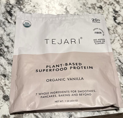 Plant-Based Superfood Protein Organic Vanilla
