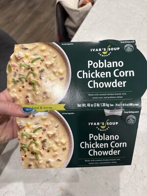 Poblano Chicken Corn Chowder