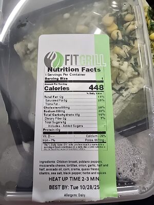 Poblano Chicken Enchiladas