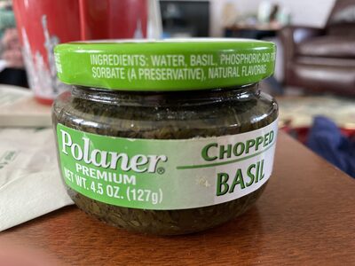 Polaner, basil, chopped, ready to use