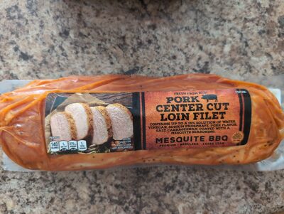 Pork Center Cyr Loin Filet Mesquite BBQ