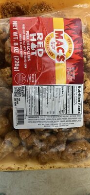 Pork Cracklins Red Hot