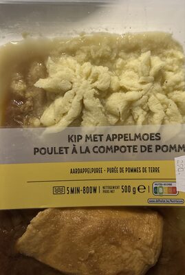 Poulet à la compote de pommes