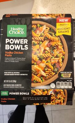 Power Bowls Vodka Chicken Pasta