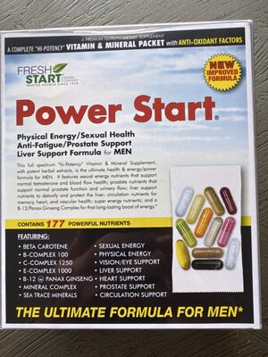 Power Start Vitamin and Mineral Packet