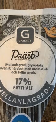 Präst Mellanlagrad hårdost