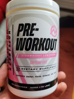 Pre-Workout Strawberry Lemonade