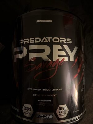 Predators Prey Savage Beef protein