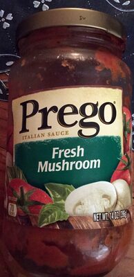 Prego sauces tomato & mushroom