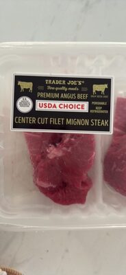 PREMIUM ANGUS BEEF CHOICE CENTER CUT FILET MIGNON STEAK