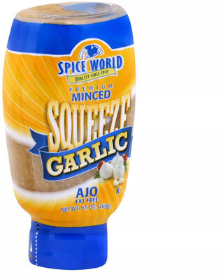 Premium minced squeeze garlic