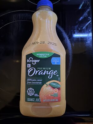 Premium Orange Juice - Homestyle With Pulp