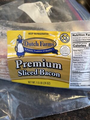 Premium Sliced Bacon
