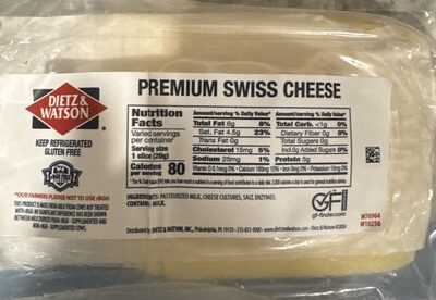 Premium Swiss Cheese
