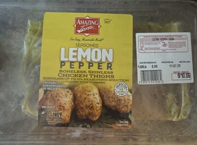 PreSeasoned Lemon Pepper Chicken Thighs