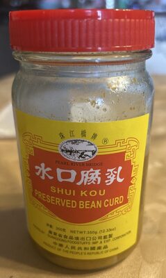 Preserved bean curd