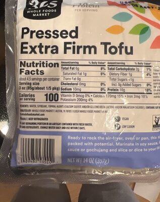 Pressed Extra Firm Tofu