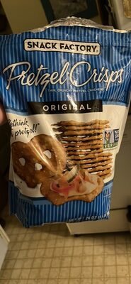 Pretzel Crisps Original Thin, Crunchy Pretzel Crackers