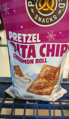 Pretzel Pita Chips Cinnamon Roll