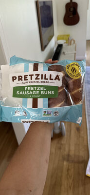 Pretzel Sausage Buns
