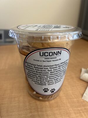 Pretzels W/ Red Pepper Hummus Dip