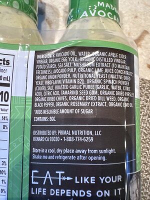 primal kitchen, avocado lime