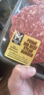 PRIME RIB BEEF STEAK BURGER