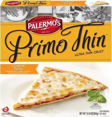 Primo thin cheese lovers pizza