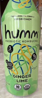Probiotic Kombucha Ginger Lime