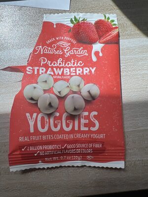 Probiotic Strawberry Yoggies