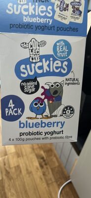 probiotic yoghurt blueberries