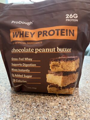 ProDough Whey Protein Chocolate Peanut Butter