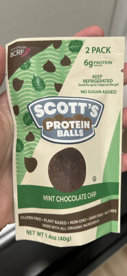 Protein Balls Mint Chocolate Chip