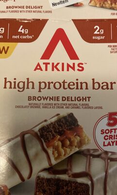 Protein bar brownie delight