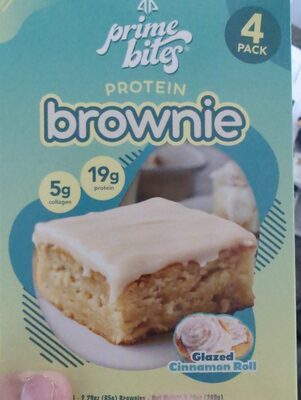 Protein Brownie (glazed Cinnamon Roll)