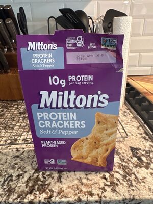 Protein Crackers, Salt & Pepper