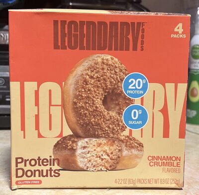 Protein Donuts-Cinnamon Crumble