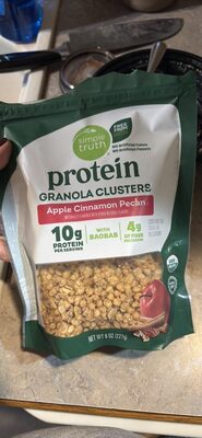 protein GRANOLA CLUSTERS Apple Cinnamon Pecan
